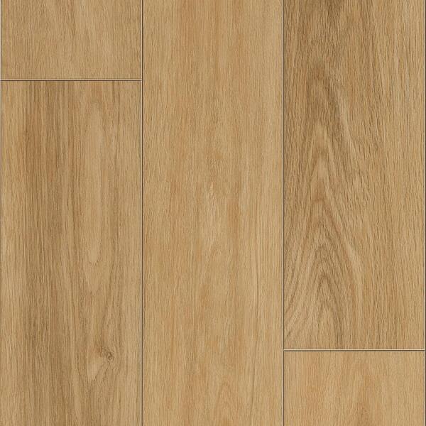 5mm w/pad Royal Hampton Hickory Waterproof Rigid Vinyl Plank Flooring 6.81  in. Wide x 51 in. Long