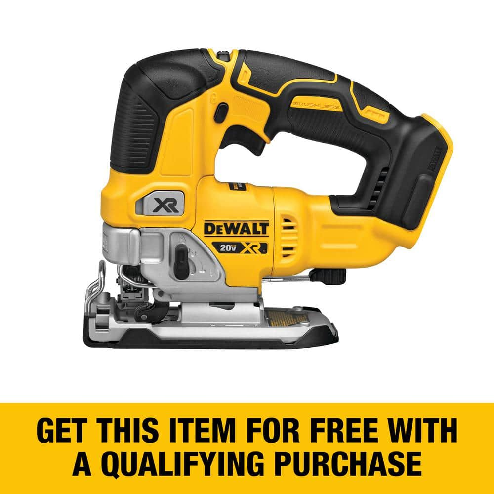 DEWALT 20V MAX XR Cordless Brushless Jigsaw Tool Only DCS334B The Home Depot