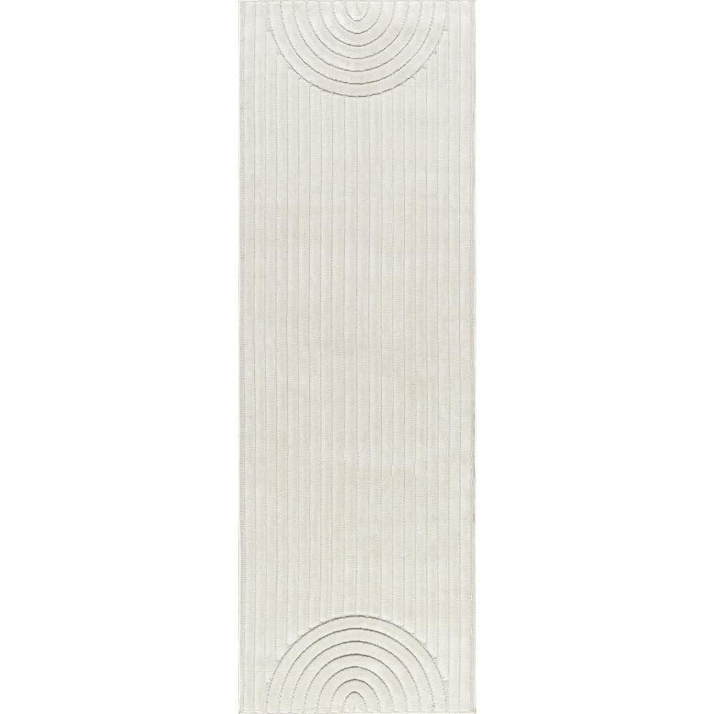 Zia Geometric Cream 3 ft. x 8 ft. Outdoor Runner Rug price history on PriceWatchPro