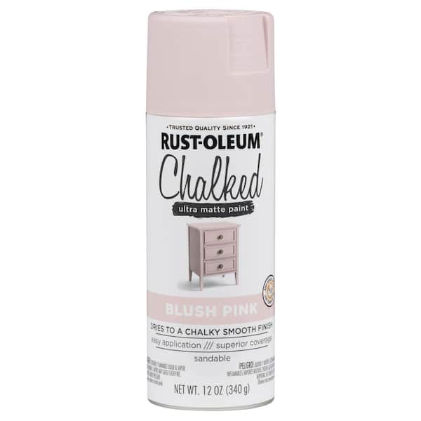 Rust-Oleum 12 oz. Chalked Blush Pink Ultra Matte Spray Paint (6-pack)