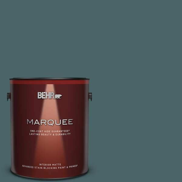 BEHR MARQUEE 1 gal. #MQ6-02 Walk Me Home One-Coat Hide Matte Interior Paint & Primer