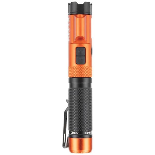 Klein Tools Rechargeable Focus Flashlight with Laser, 350 Lumens