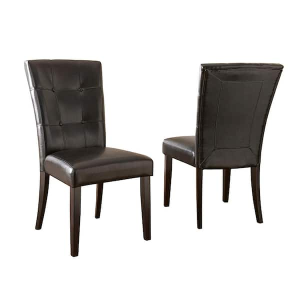 Steve Silver Company Monarch Black Parsons Chair (Set of 2) MC500S ...