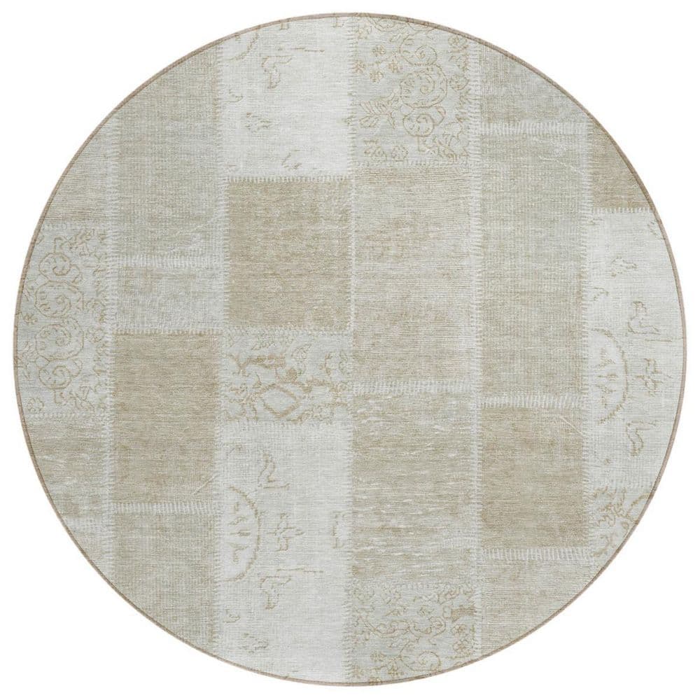 theory セットアップ　RUG WARM HaiiMeid Persia Taupe 4 ft. x 6 ft. Vintage Medallion