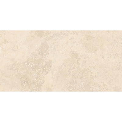 Splendor Beige 23.7 in. x 47.25 in. Polished Porcelain Rectangular Wall and Floor Tile (15.55 sq. ft./case) (2-pack)