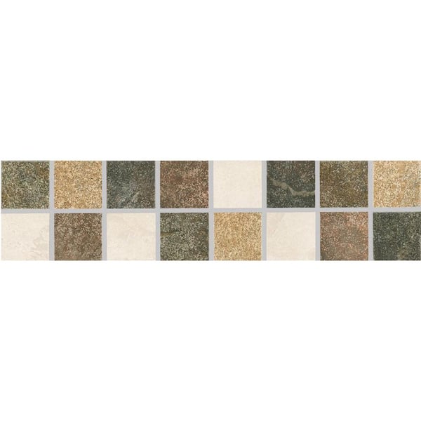 ELIANE Mt. Everest L-1200 3 in. x 12 in. x 8 mm Glazed Porcelain Listello Floor and Wall Tile