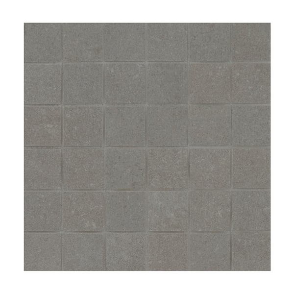 MSI Beton Gris 12 in. x 12 in. Matte Porcelain Mesh-Mounted Mosaic Tile (11 sq. ft./Case)