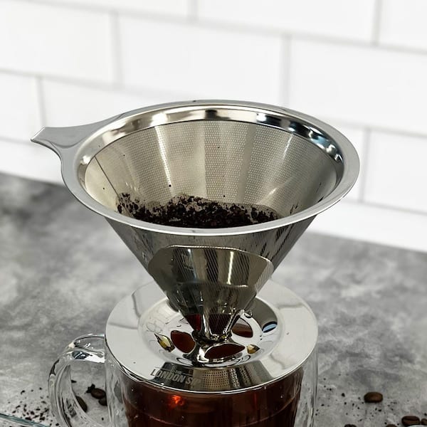 London Sip Stainless Steel Stovetop Espresso Maker Moka Pot