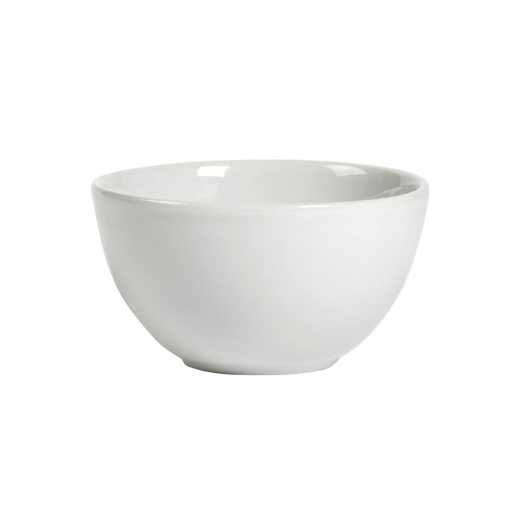White Porcelain 16-Piece Round Dinnerware Set