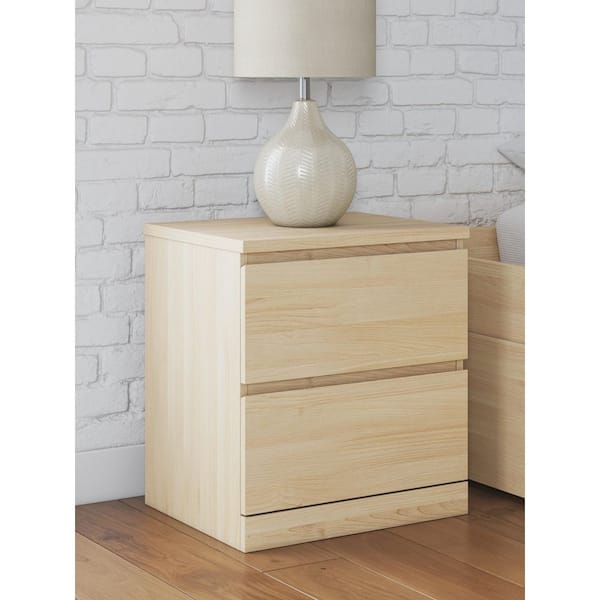 Signature DESIGN BY ASHLEY Onita Beige 2 Drawer 20 in. W