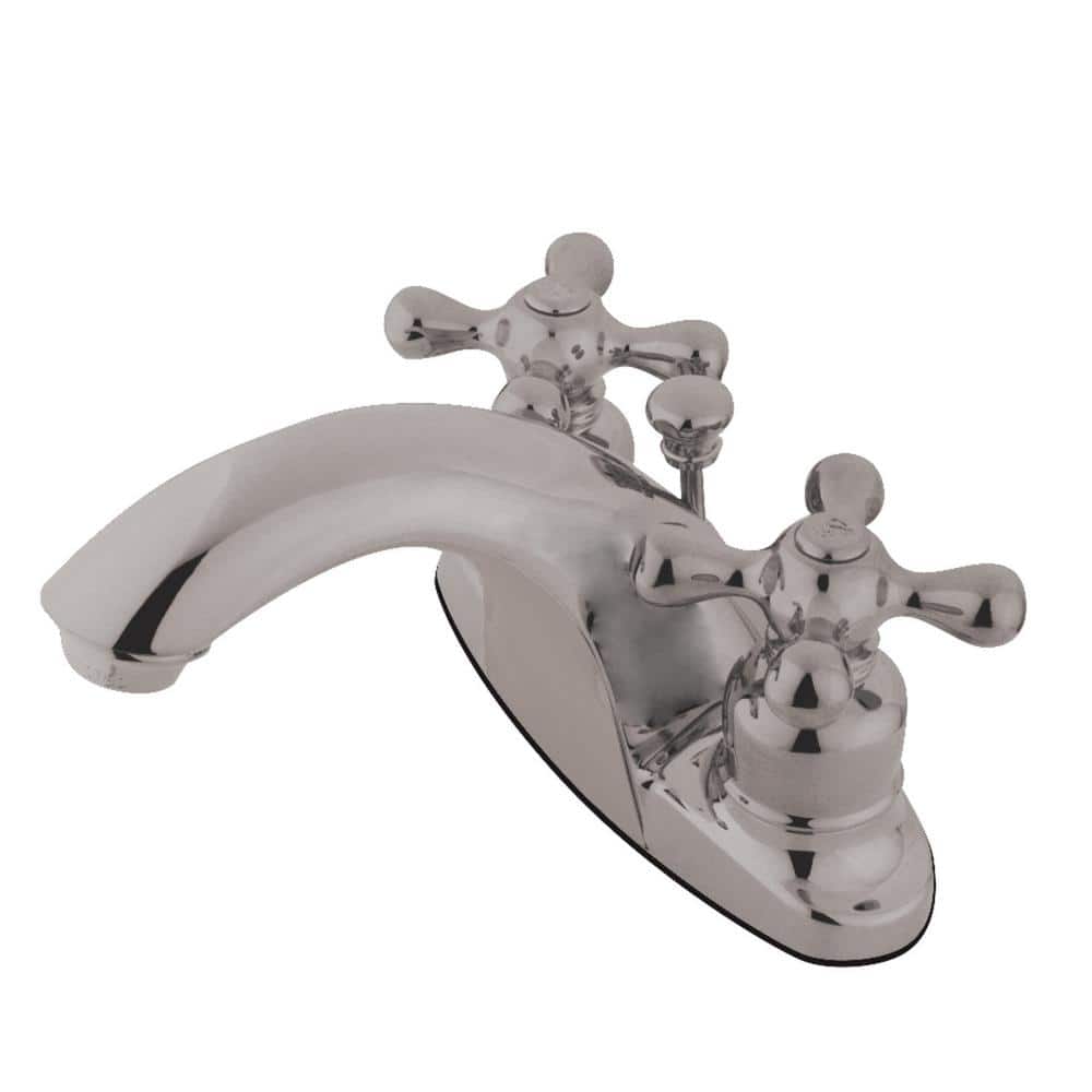 English Country 4 in. Centerset 2-Handle Bathroom Faucet in Brushed Nickel price history on PriceWatchPro