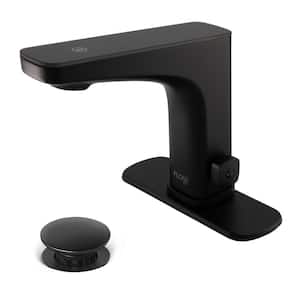 Grove Touch and Motion Activated Single-Handle Bathroom Faucet in Matte Black