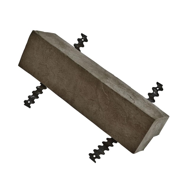 ClipStone 12 in. x 3 in. Smoke Universal Trim Stone