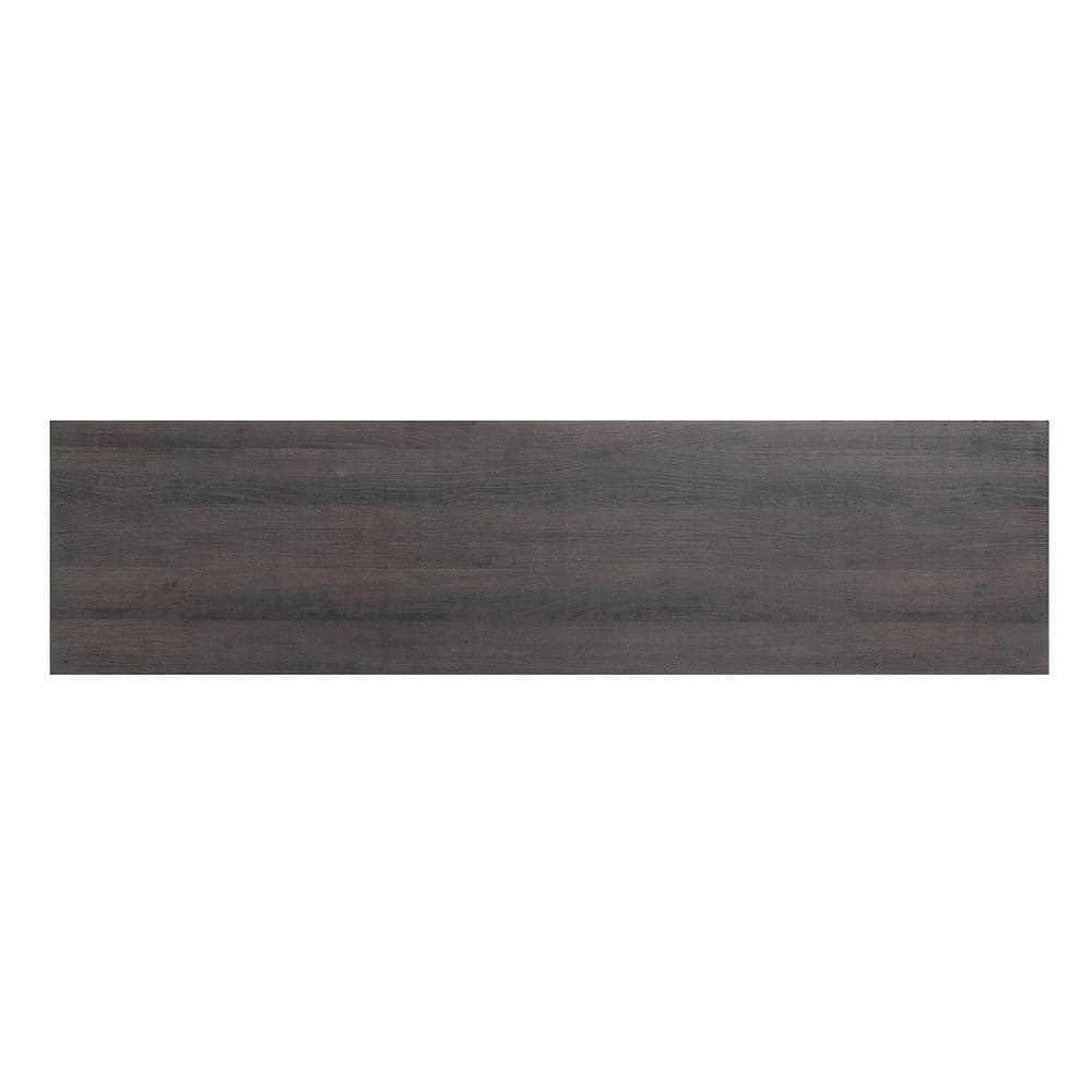 Franklin 60" Dark Brown Wood TV Stand with Cabinets