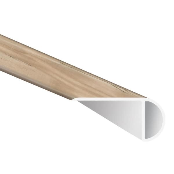 A&A Surfaces Parkshore Walton Fog 1.03 in. T x 2.23 in. W x 94 in. L Luxury Vinyl Overlapping Stair Nose Molding