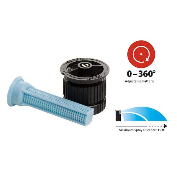 15-VAN Sprinkler Nozzles, 0-360 Degree Pattern, Adjustable 12-15 ft. (25-Pack)