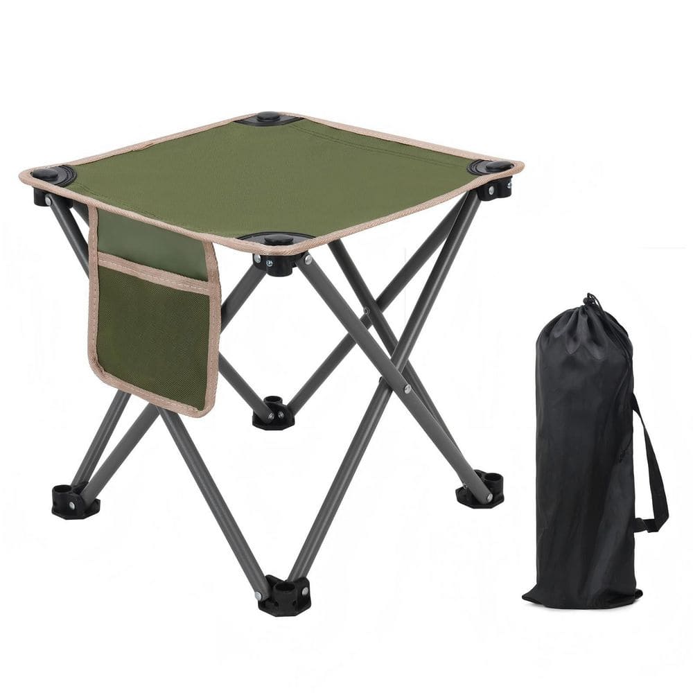 13.5 in. Folding Camping Stool with Portable for Camping, Fishing