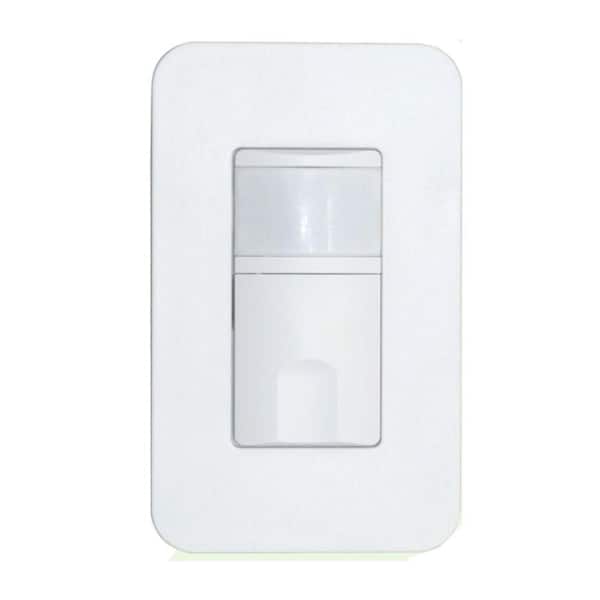5A Single Gang PIR Motion Sensor Switch White 1-Pack BRI-VOS201