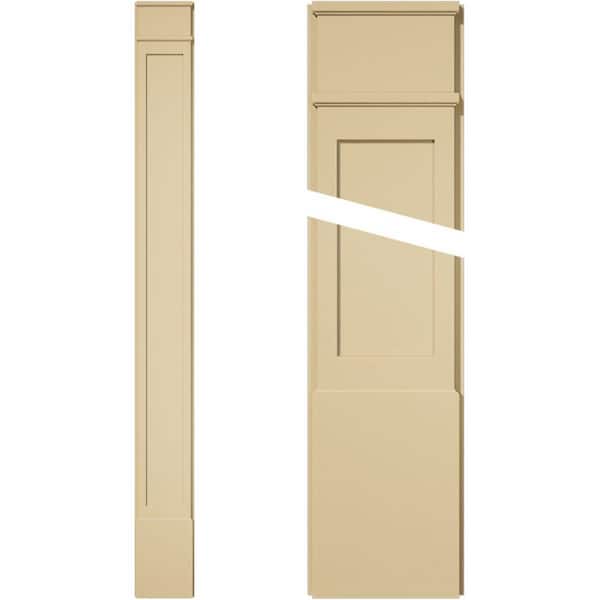 2 in. D x 12 in. W x 120 in. L Primed Polyurethane Pilaster 1- Pack