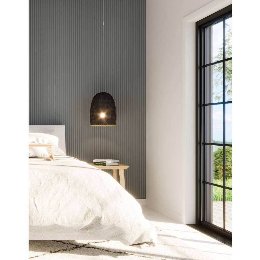 47.5" Unfinished White Fluted Hardwood Wall Panel Moulding