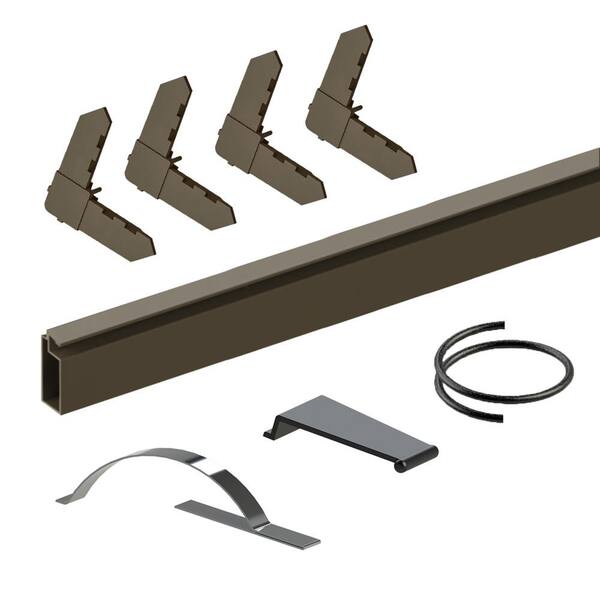 Screen Tight 7/16 in. x 60 in. Brown Window Screen Frame Kit BSKIT71660