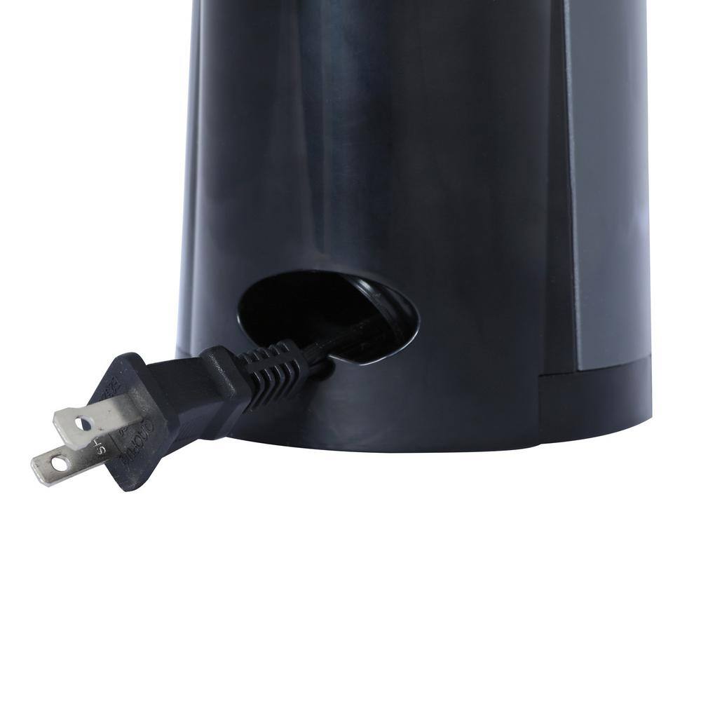 Brentwood Tall Black Electric Can Opener with Knife Sharpener