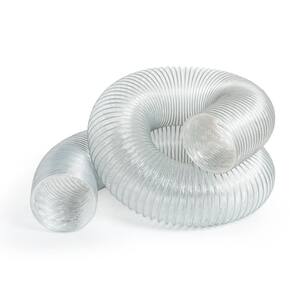 POWERTEC 5 in. x 20 ft. Clear View Heavy Duty Flexible PVC Dust ...