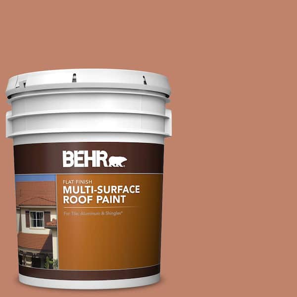 5 gal. #PFC-13 Sahara Sand Flat Multi-Surface Exterior Roof Paint