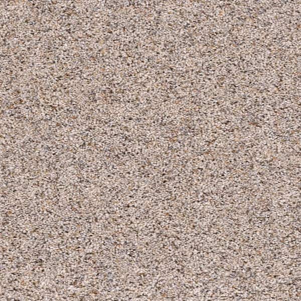 Home Decorators Collection Whispers  - Rumor - Beige 38 oz. SD Polyester Texture Installed Carpet