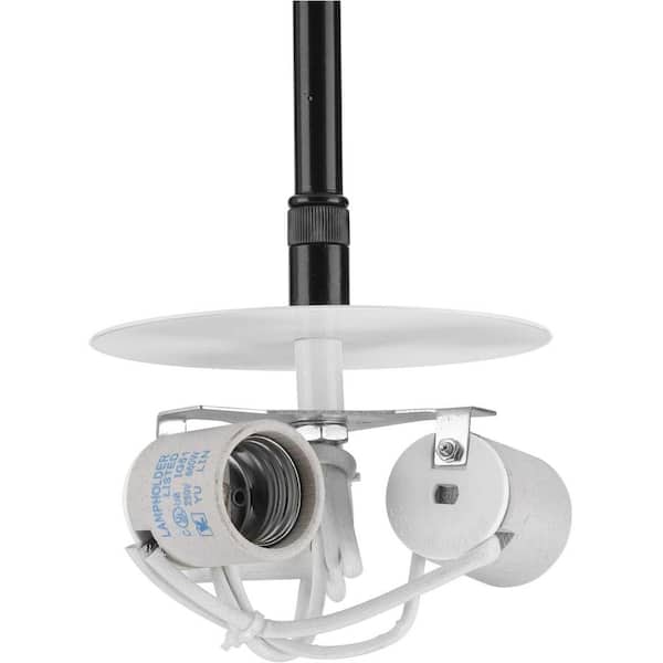 Progress Lighting Markor 3-Light Black Stem Mounted Pendant