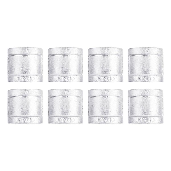 PIPE DECOR 3/4 in. Iron Glavanized Coupling (8-Pack)
