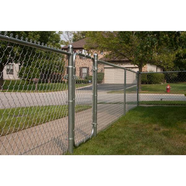YardGard 48 in. H 7 Ga. Galvanized Metal Chain Link Fence Tension Bar
