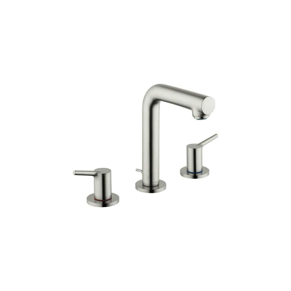 Hansgrohe Talis S 8 in. Widespread 2-Handle Bathroom Faucet in Brushed Nickel