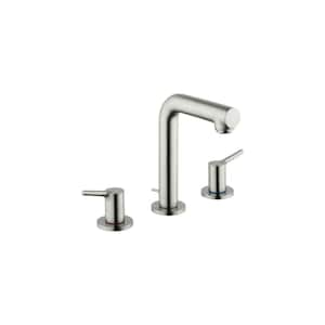 Talis S 8 in. Widespread 2-Handle Bathroom Faucet in Brushed Nickel