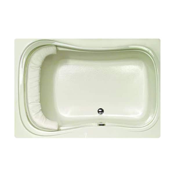 Hydro Systems Lancing 5 ft. Center Drain Bathtub in Biscuit
