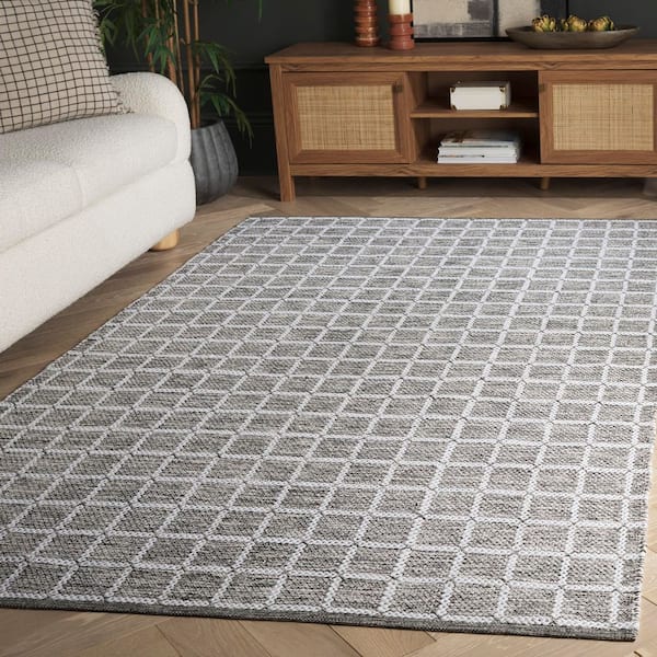 Montauk 8 ft. x 10 ft. Green/Ivory Tile Lattice Area Rug