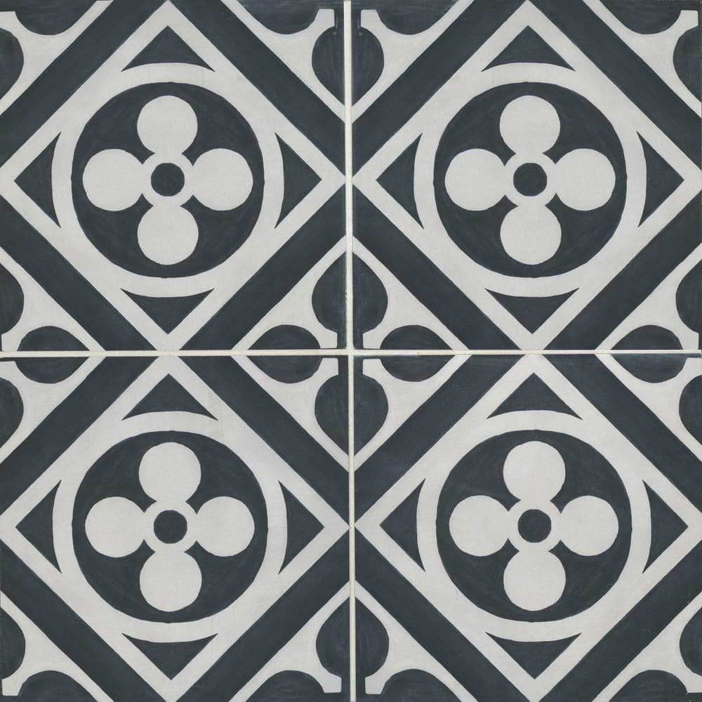 Chateau 12" x 12" Multicolor Porcelain Patterned Tile