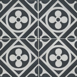 Chateau Square 12 in. x 12 in. Honed Canvas Ocean Porcelain Floor Tile (9.79 sq. ft./Case)