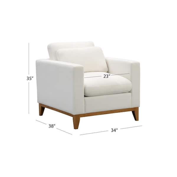 Devon Claire White Violetta Fabric Arm Chair Tz 12395a Wht 1 Devon Claire White Violetta Fabric, Fabric Arm Chairs