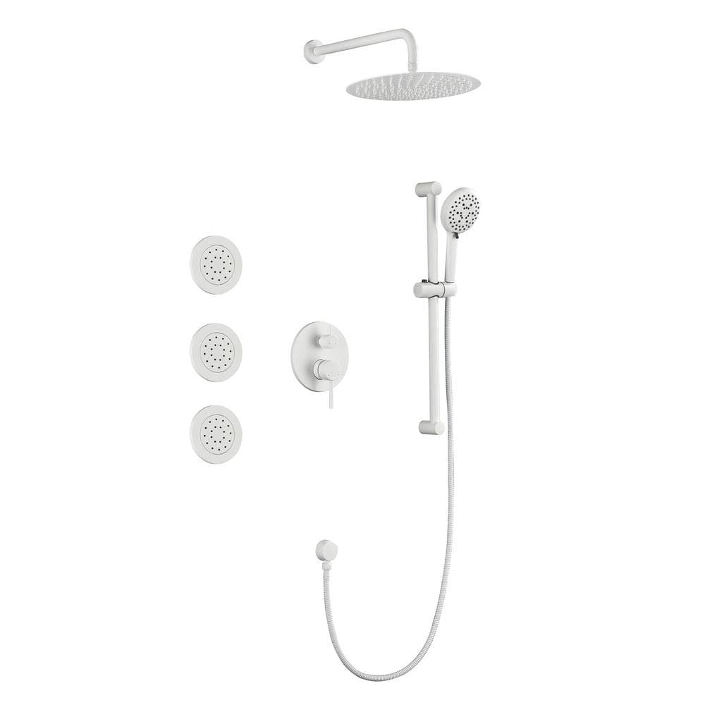 Utopia 4niture Krizz 1-Spray Patterns with 2.0 GPM 11.8 in. Wall Mount ...