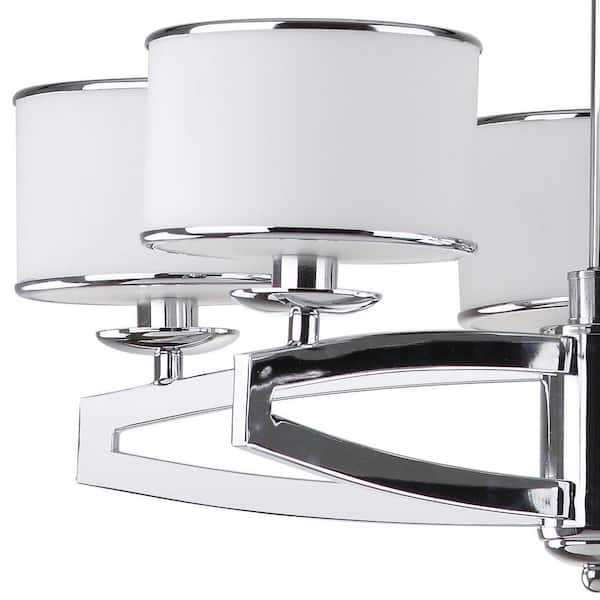 lenora drum chrome wall sconce