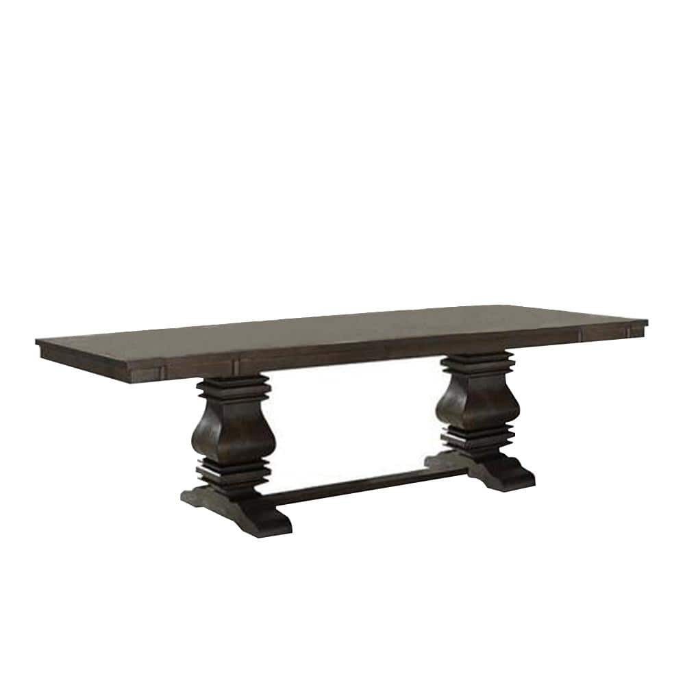 Acme Furniture Jameson Espresso Wood Material 42 in. width Trestle type ...