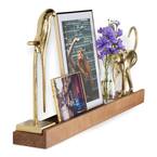 Wall Ledge 30 Inch Reclaimed Wood for Books Flowers Picture Frame Display Walnut