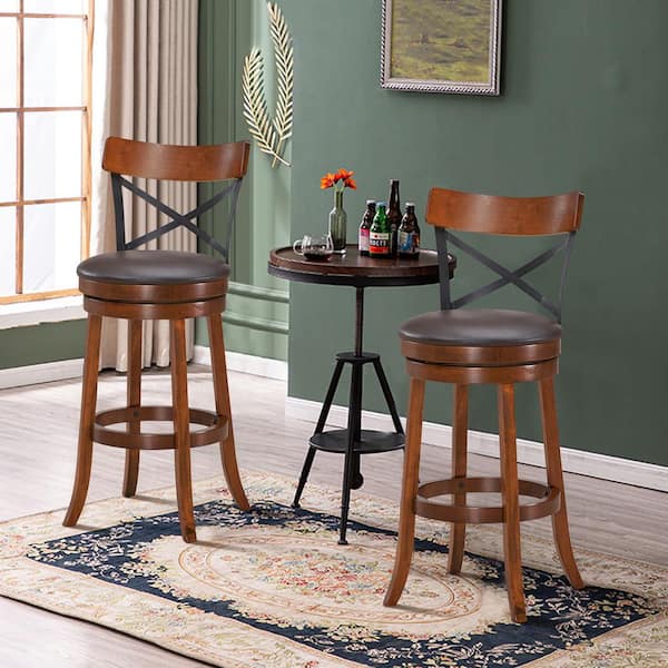 High back bar discount stools set of 4