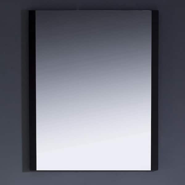 Torino 26.00 in. W x 32.00 in. H Framed Rectangular Bathroom Vanity Mirror in Espresso