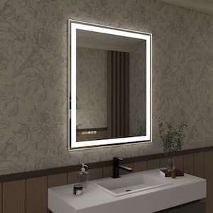 Swarm 30 in. W x 36 in. H Rectangular Frameless LED Wall Bathroom Vanity Mirror