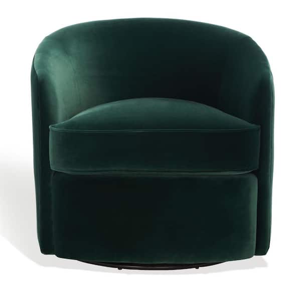 SAFAVIEH Lesley Dark Green Accent Chair