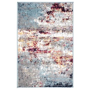 Moderns Shades Abstract Multi 2 ft. x 3 ft. Area Rug