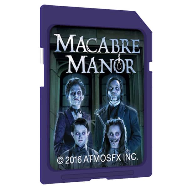 ATMOSFX Halloween Digital Decoration SD Card - Macabre Manor