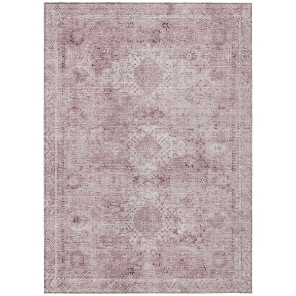Chantille Machine Washable Indoor/Outdoor Abstract ACN2809 Pink 10 ft. x 14 ft. Area Rug